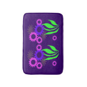 Whimsical Spring Flowers Bath Matts Badematte (Vorderseite Vertikal)