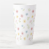 Whimsical Spring Meadow Ceramic Mug - Aesthetic Milchtasse (Vorderseite)