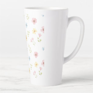 Whimsical Spring Meadow Keramikbecher - Ästhetik Milchtasse