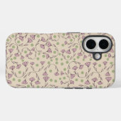 Whimsical Spring Reben – Florales Getüpfeltes Hand Case-Mate iPhone Hülle (Rückseite (Horizontal))
