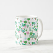 Whimsical Spring Trees Kaffeetasse (VorderseiteRechts)