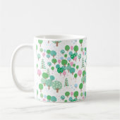 Whimsical Spring Trees Kaffeetasse (Links)