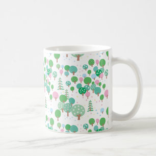 Whimsical Spring Trees Kaffeetasse