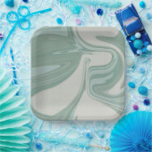 Whimsical Square Papierplatte für Babyduschen Pappteller (Party)