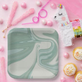 Whimsical Square Papierplatte für Babyduschen Pappteller (Party)