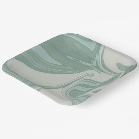 Whimsical Square Papierplatte für Babyduschen Pappteller (Gewinkelt)