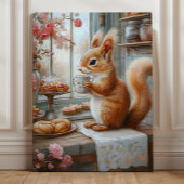 Whimsical Squirrel Café Leinwand Art Collection