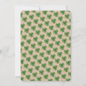 Whimsical St. Patrick’s Day Gnome  Einladung (Rückseite)