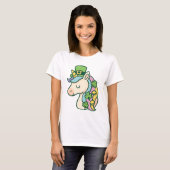 Whimsical St. Patrick’s Day Unicorn T-Shirt (Vorne ganz)