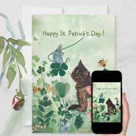 Whimsical St. Patrick's Day Feiertagskarte