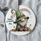 Whimsical St. Patrick's Day Gnom Button (Beispiel)