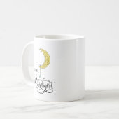 Whimsical Star and Moon Moonlight  Kaffeetasse (Vorderseite Links)