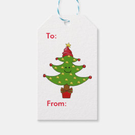 Whimsical Star Tree Geschenkanhänger