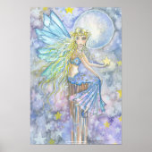 Whimsical Starry Fairy Art Poster (Vorne)