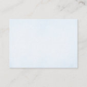 Whimsical Starry Night Books Blue Baby Dusche Begleitkarte (Rückseite)