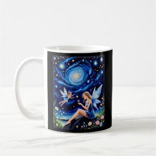 Whimsical Starry Night Fairy Shirt Kaffeetasse