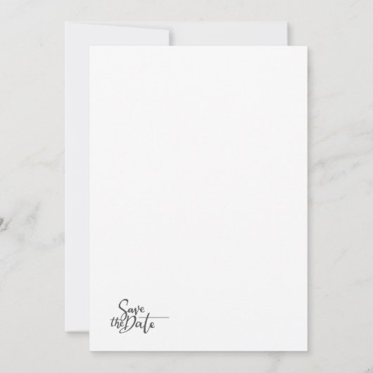 Whimsical Starry Night Script Modern Wedding  Einladung (Rückseite)