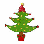 Whimsical Stars Tree Freistehende Fotoskulptur<br><div class="desc">Spaß, skurriler Weihnachtsbaum für eine magische Jahreszeit!</div>
