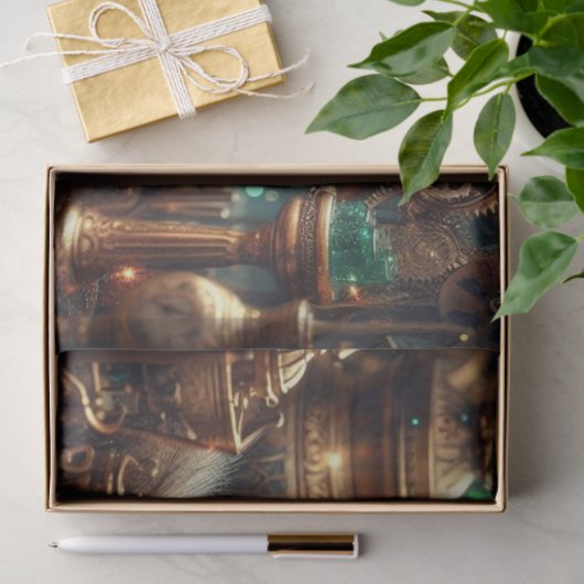 Whimsical Steampunk Viktorianisch Chipmunk Decoupa Seidenpapier (Geschenk)