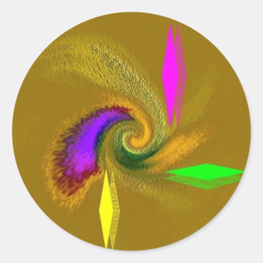 "Whimsical" Stickers (one-sheet set of 20) (Vorderseite)