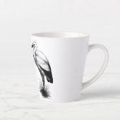 Whimsical Stork Doula Förderung Milchtasse (Rechts)