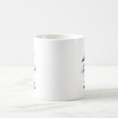 Whimsical Stork Pub Art - "Look No Feather" Kaffeetasse (Mittel)