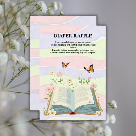 Whimsical Storybook Babydusche Begleitkarte