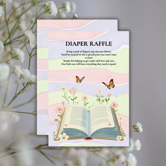 Whimsical Storybook Babydusche Begleitkarte