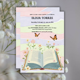 Whimsical Storybook Babydusche Einladung