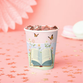 Whimsical Storybook Babydusche Pappbecher