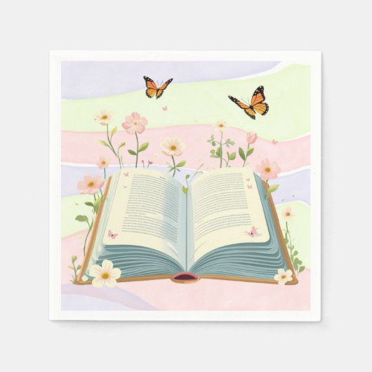 Whimsical Storybook Babydusche Serviette (Vorderseite)