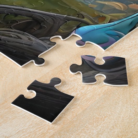 Whimsical Storybook Crooked House Puzzle (Seite)