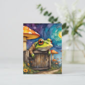 Whimsical Storybook Frog Postkarte (Stehend Vorderseite)