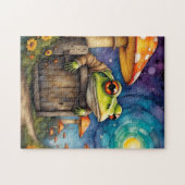 Whimsical Storybook Frog Puzzle (Horizontal)