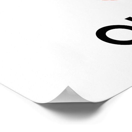 Whimsical Strawberry CUSTOM BABY NAME Art Poster (Ecke)