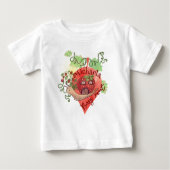 Whimsical Strawberry House Berry Sweet Baby T-shirt (Vorderseite)