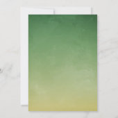 Whimsical String Lights Fairy Tale Wedding Einladung (Rückseite)