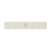 Whimsical Stripe Green Wedding Belly Band (Flach)