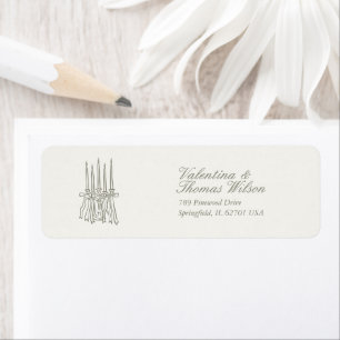 Whimsical Stripe Grüne Hochzeit