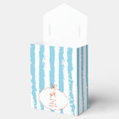 Whimsical Stripes Handwritten Painted Wedding  Geschenkschachtel (Geöffnet)