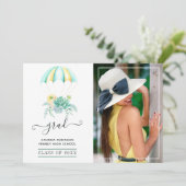 Whimsical Succules Parachute Abschluss Foto Ankündigung (Stehend Vorderseite)