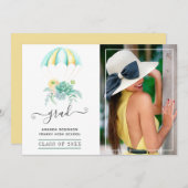 Whimsical Succules Parachute Abschluss Foto Ankündigung (Vorne/Hinten)