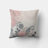 Whimsical Summer Floral Bloom Kissen (Rückseite)