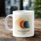 Whimsical Sun Moon Solar Eclipse Kaffeetasse