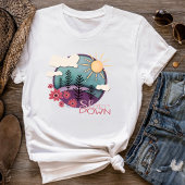 Whimsical Sunset Langsamer Spaß Inspirivity Hübsch T-Shirt