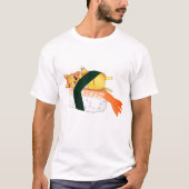 Whimsical Sushi Cats: Nerdy Charm Funny und Niedli T-Shirt (Vorderseite)