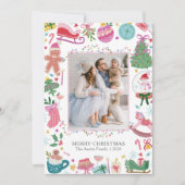 Whimsical süße bunte Weihnachten (Vorderseite)