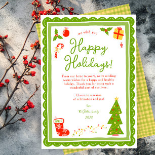 Whimsical süße Weihnachten BENUTZERDEFINIERTE Gekr