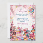 Whimsical Sweet Celebration Party Einladung (Rückseite)