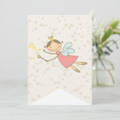 Whimsical Sweet Fairy Princess Girl Birthday Party (Stehend Vorderseite)